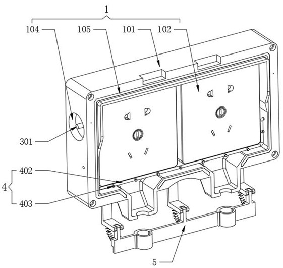 Electric socket and electric socket safety cover for humid environment