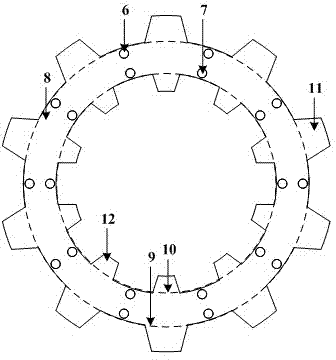 Doubly salient double squirrel cage outer rotor structure of stator permanent magnet dual-rotor motor