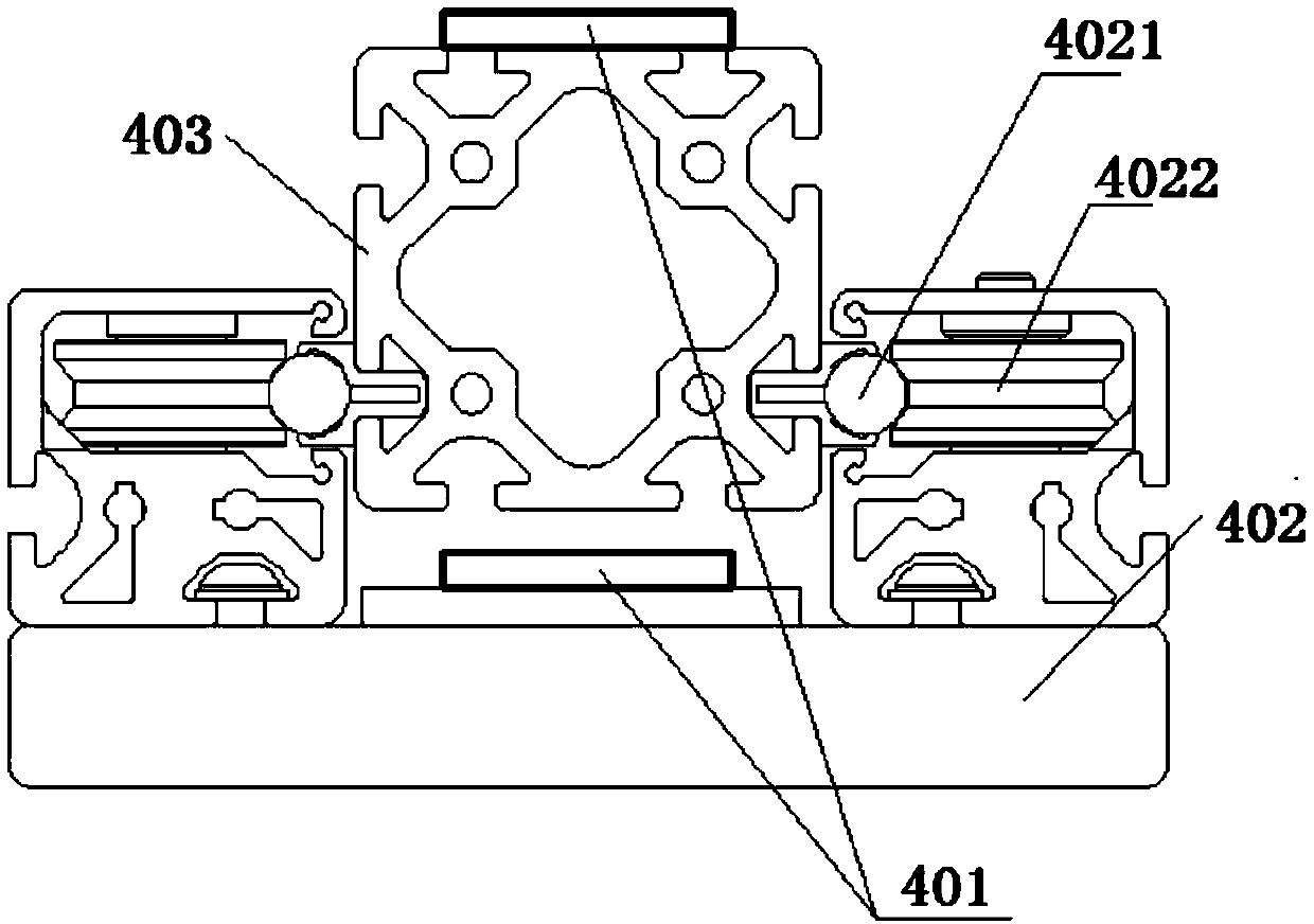 Synchronous belt supporting device