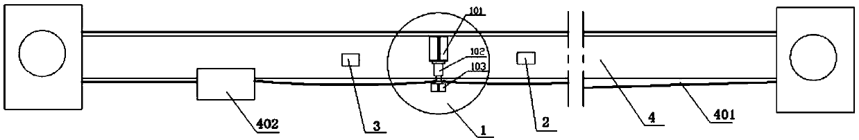 Synchronous belt supporting device