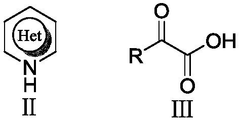 Electrochemical catalytic synthesis of acyl-substituted electron-deficient nitrogen-containing heterocyclic compounds