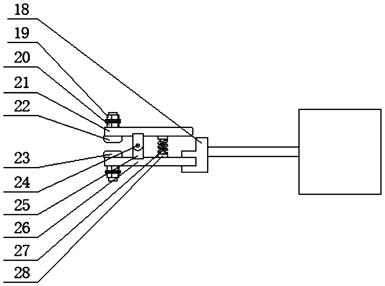 Lithium battery electrode plate welding resistance testing device and method