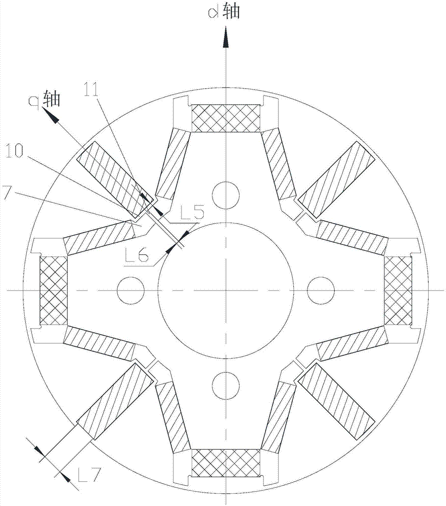 Motor rotor and permanent magnet motor