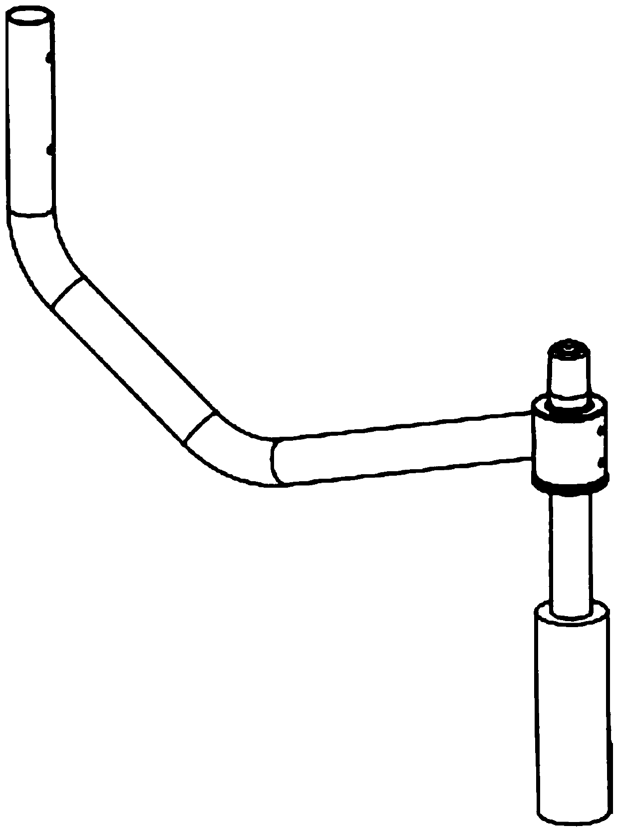 Connecting mechanism of office swivel chair and writing board