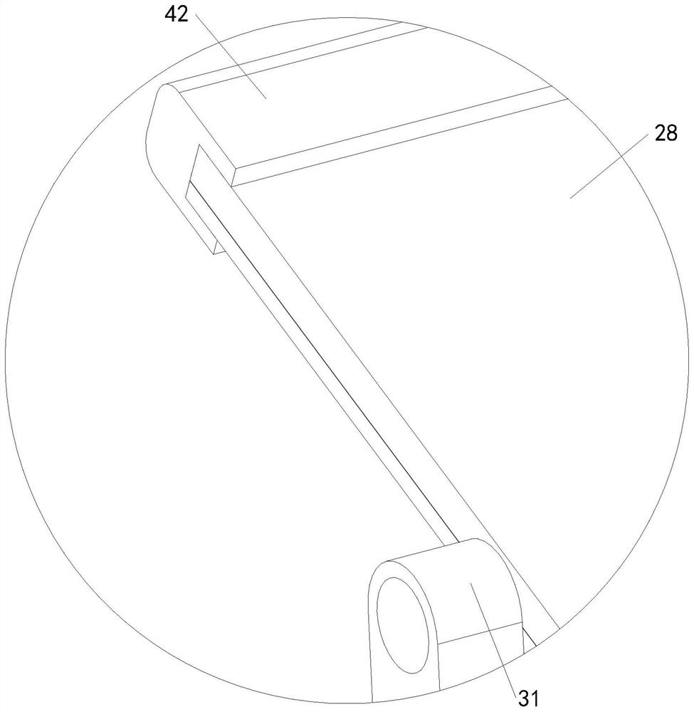 Machine tool chip removal and cleaning device for numerical control machine tool