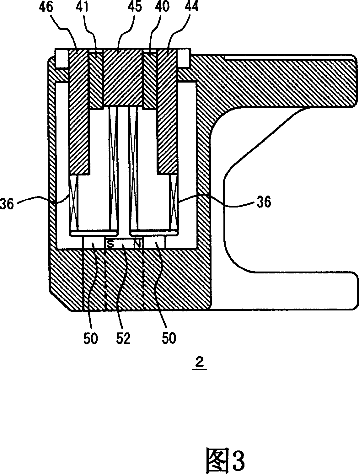 Selection actuator for knitting member