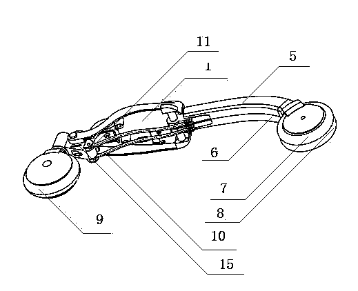 Pedal of electric folding vehicle