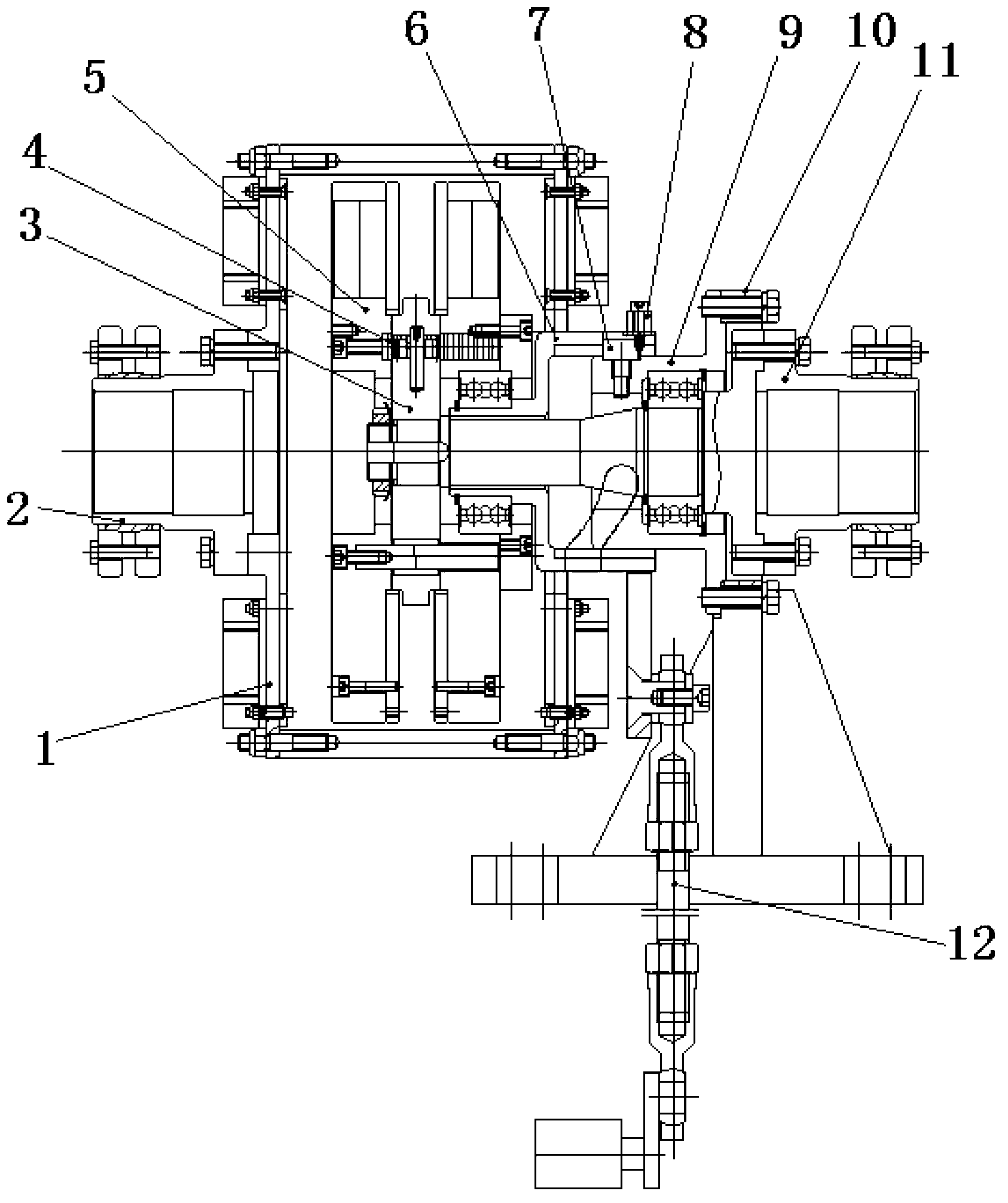 Magnetic coupling reduction box