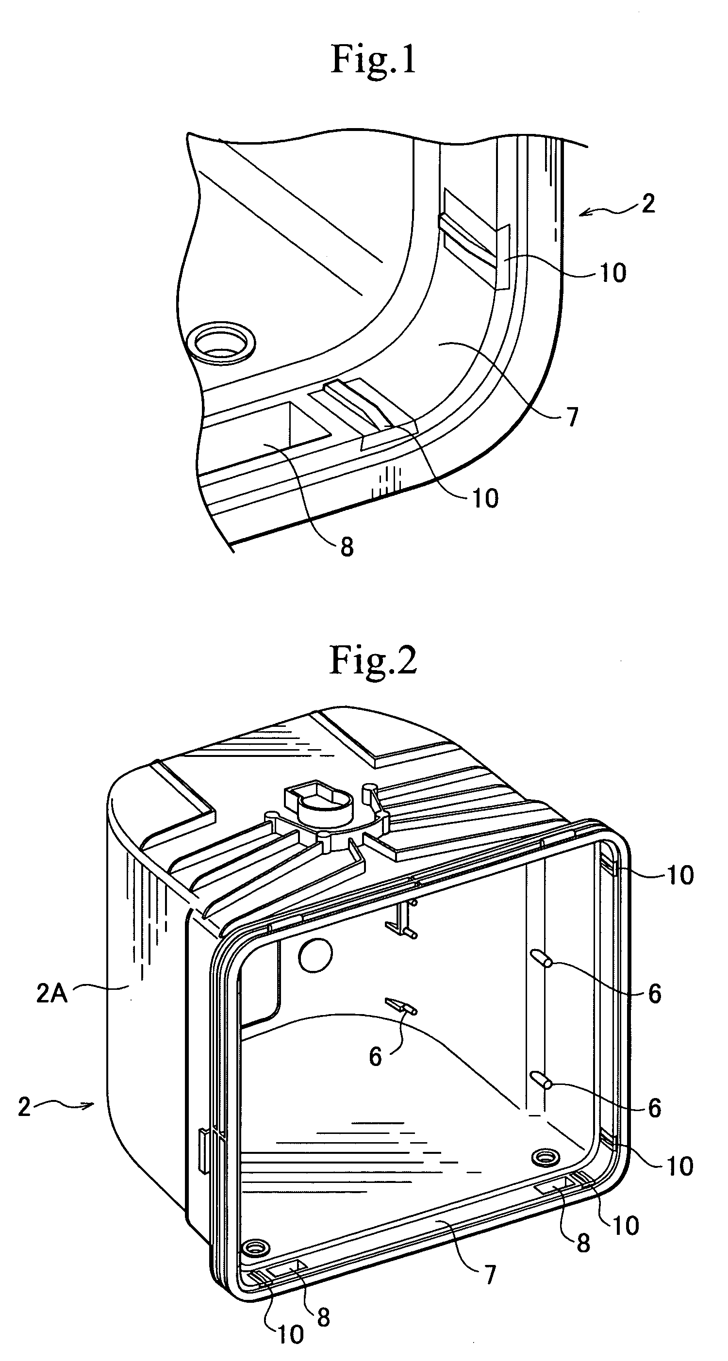 Thin plate storage container