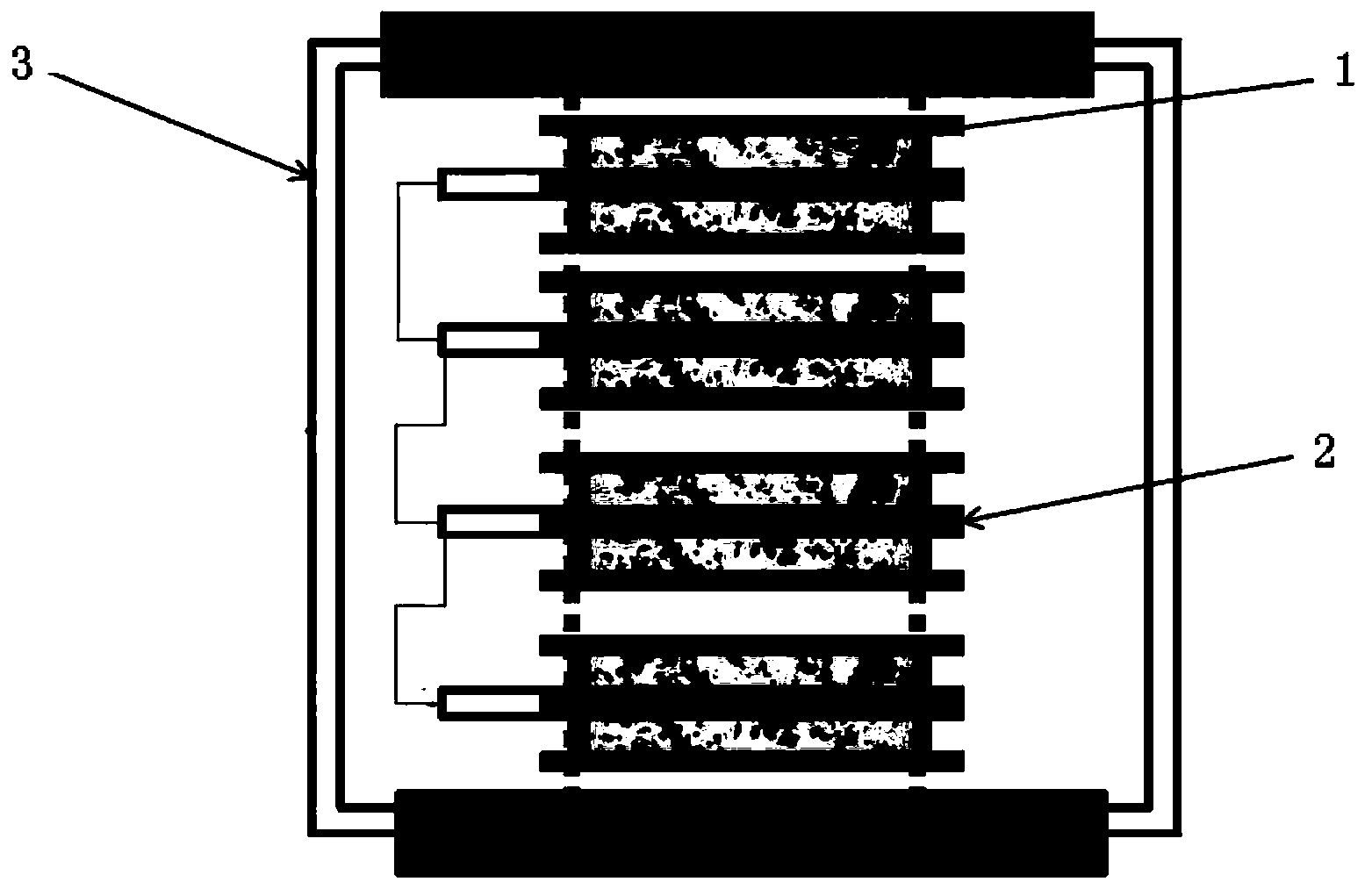 Lithium battery heat-conducting flame-retardant material and preparation method thereof