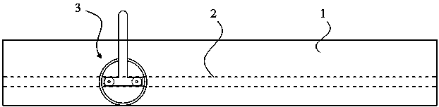 Marking device for sewing