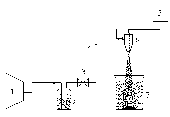 Caesium selective absorbent and preparation method thereof