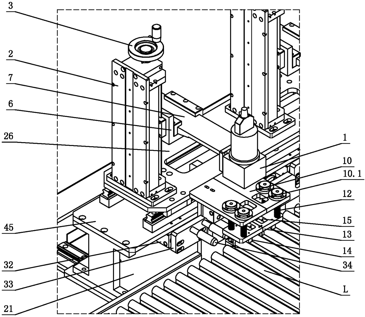 Automatic welding line for LED tube