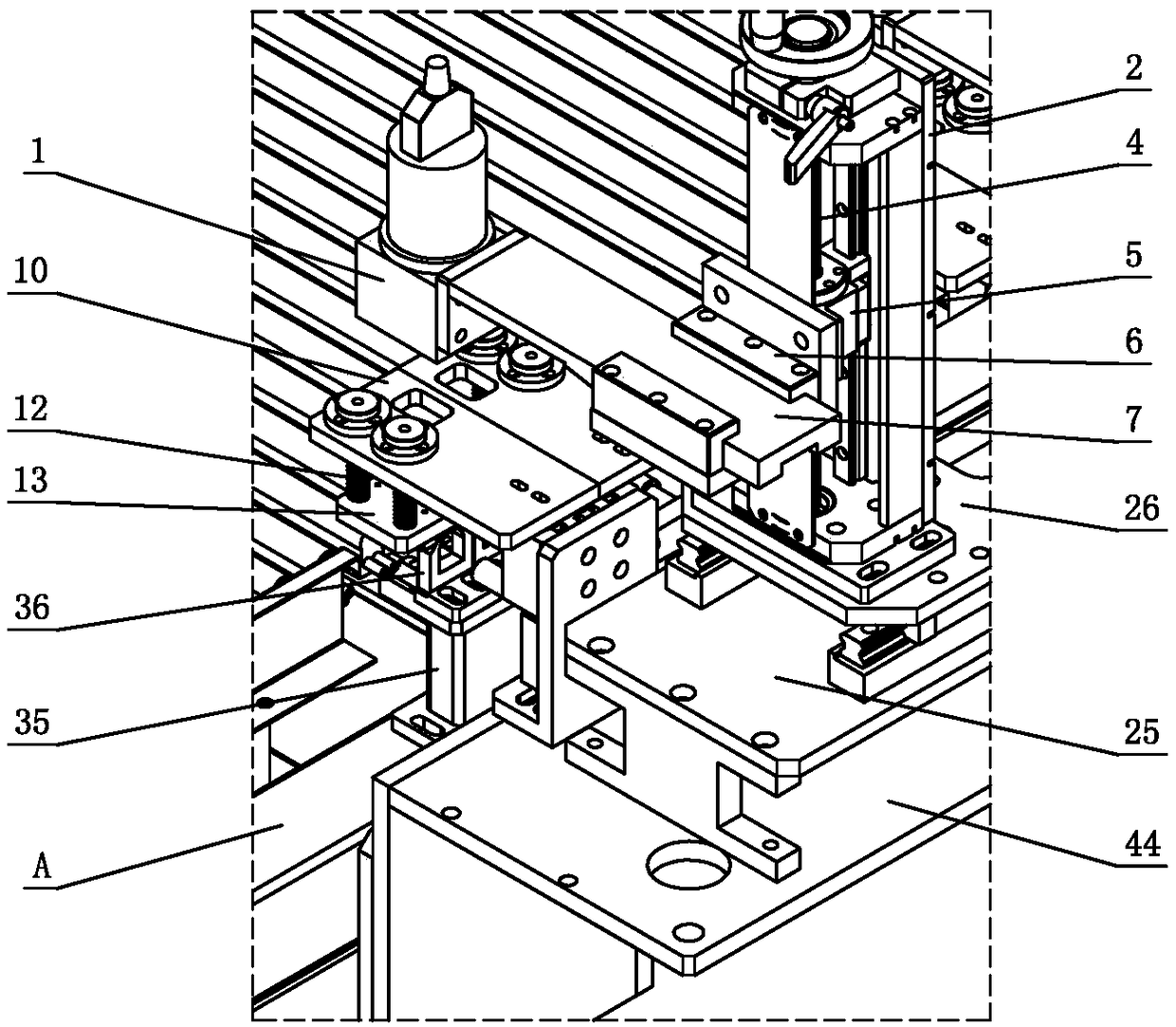 Automatic welding line for LED tube