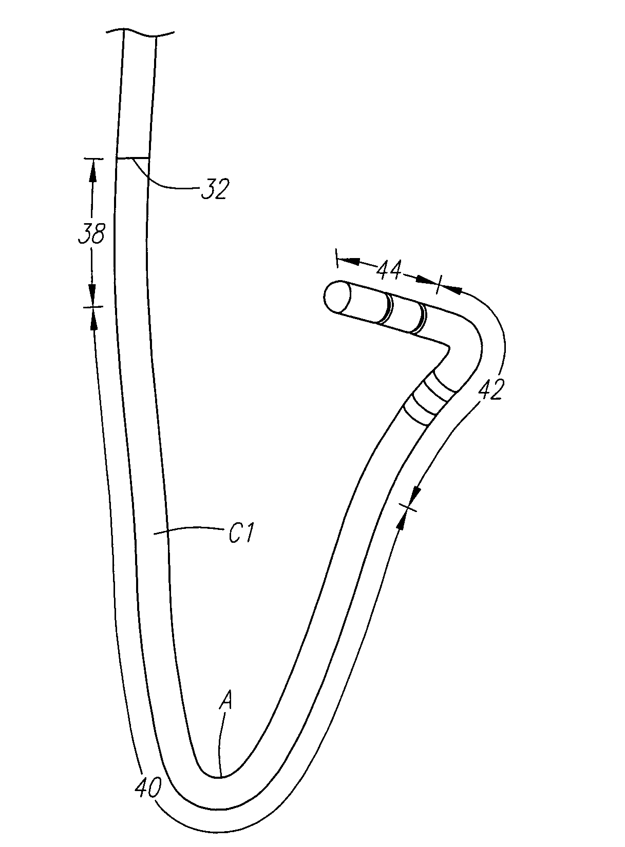 Preshaped ablation catheter for ablating pulmonary vein ostia within the heart