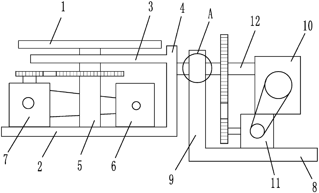 An iron tower positioning platform