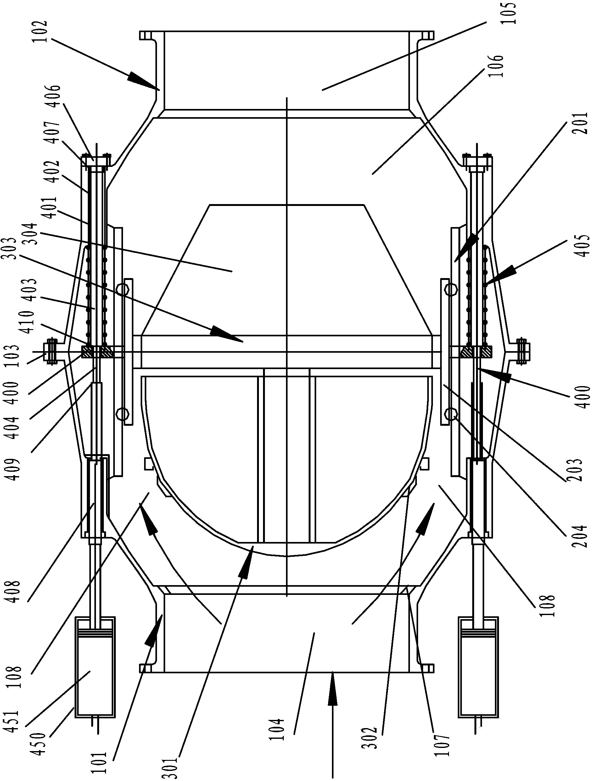 Diversion damper slowly-closed check valve