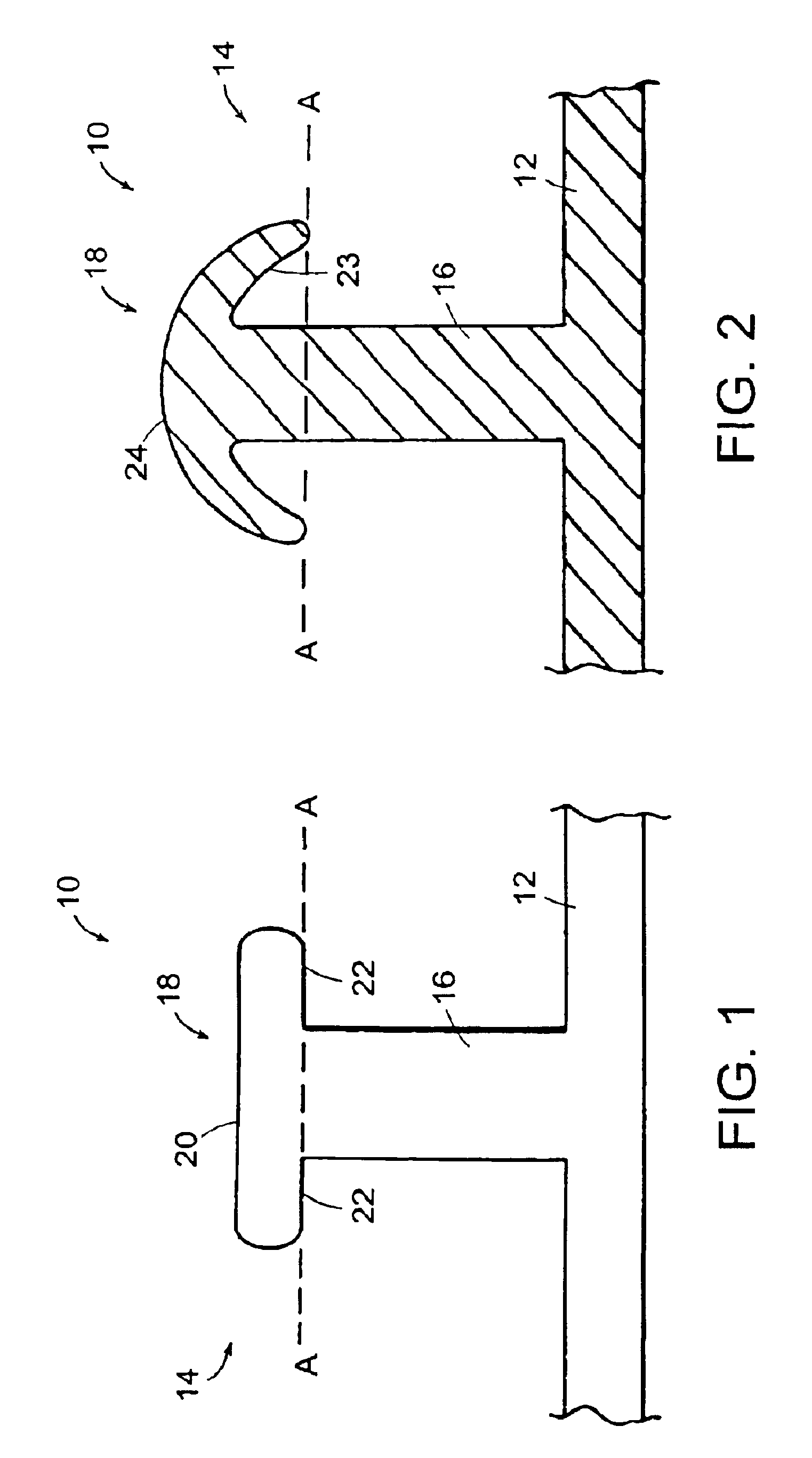 Fasteners engageable with loops of nonwoven fabrics and with other open structures, and methods and machines for making fasteners