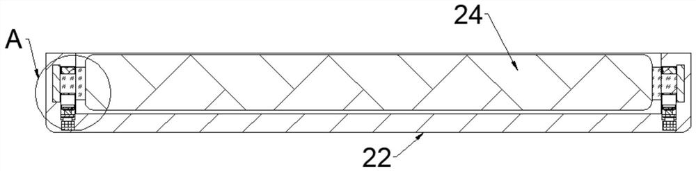 Road deceleration strip device with overspeed control and stable passing functions