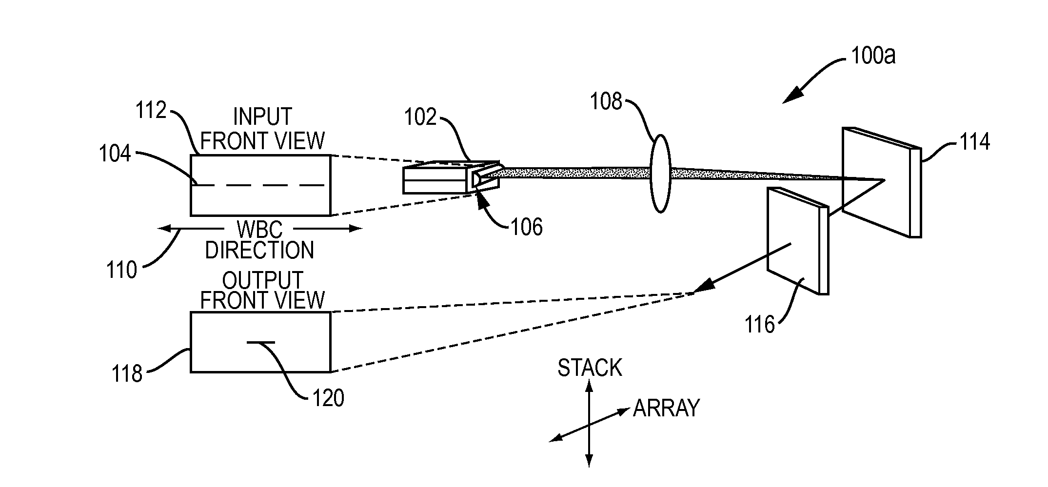 Selective Repositioning and Rotation Wavelength Beam Combining System and Method