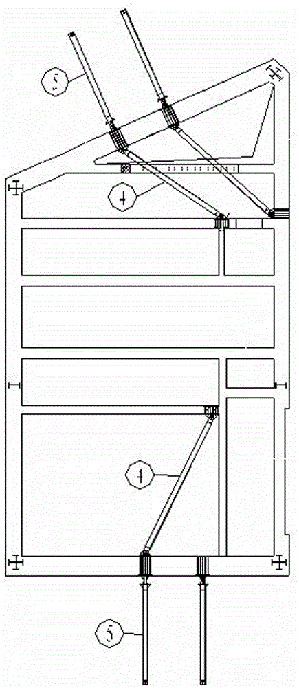 Construction Method of Tower Crane Support Beam Structure Hanging Inside and Outside of Super High-rise Core Tube