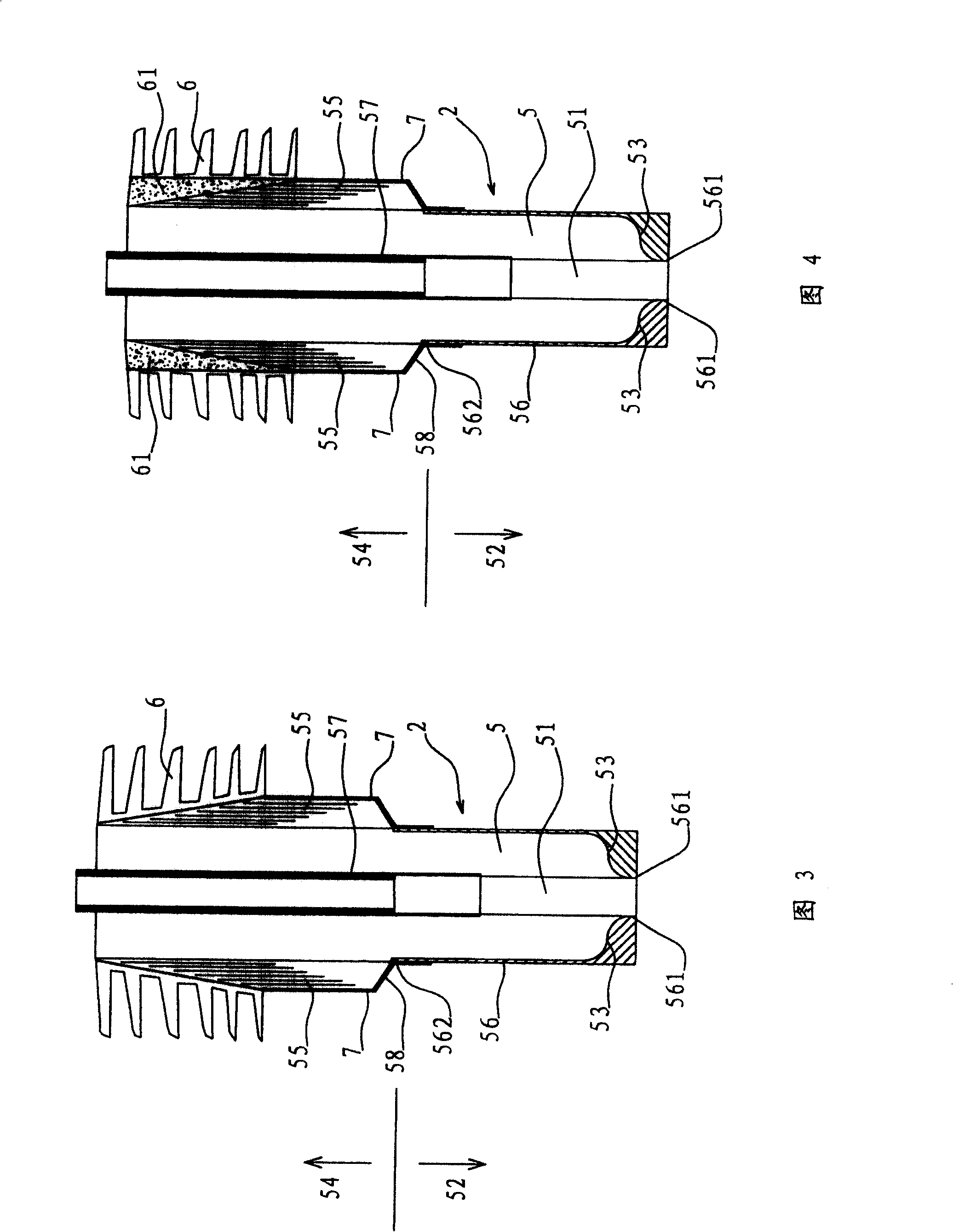 Prefabricated high-voltage cable terminal