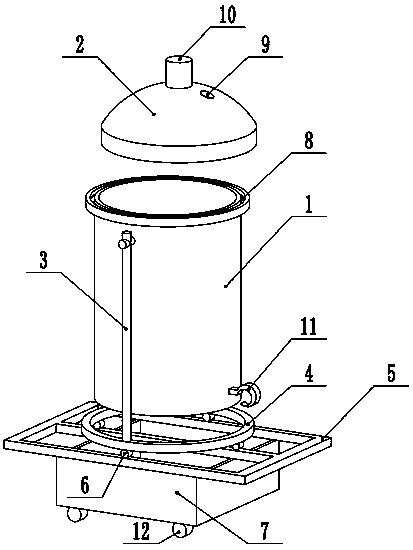 Wine-making steamer