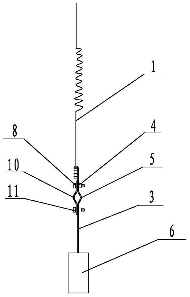 Hanging type anti-falling bird thorn