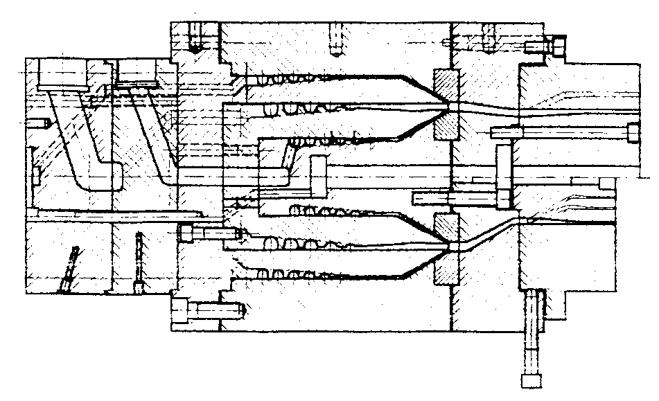 Improved coextruder for forming multi-layer composite plastic pipe