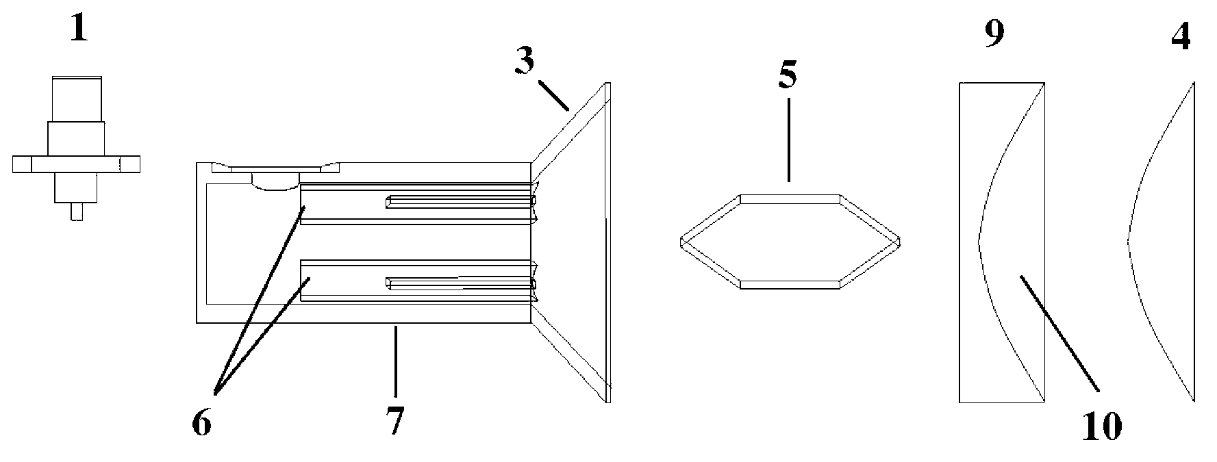 Small circularly-polarized horn antenna