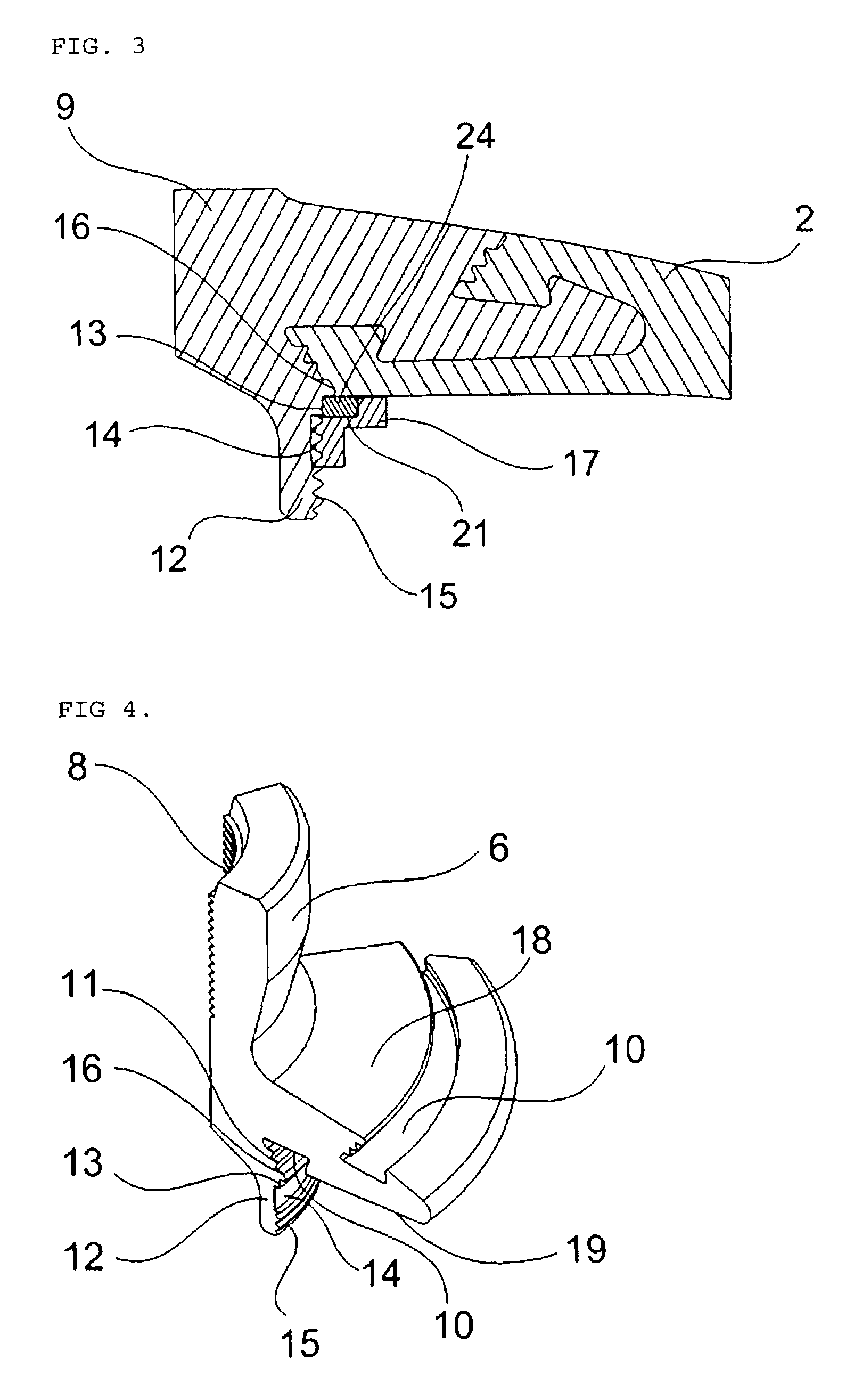 High gas-tightened metallic nozzle-boss for a high pressure composite vessel