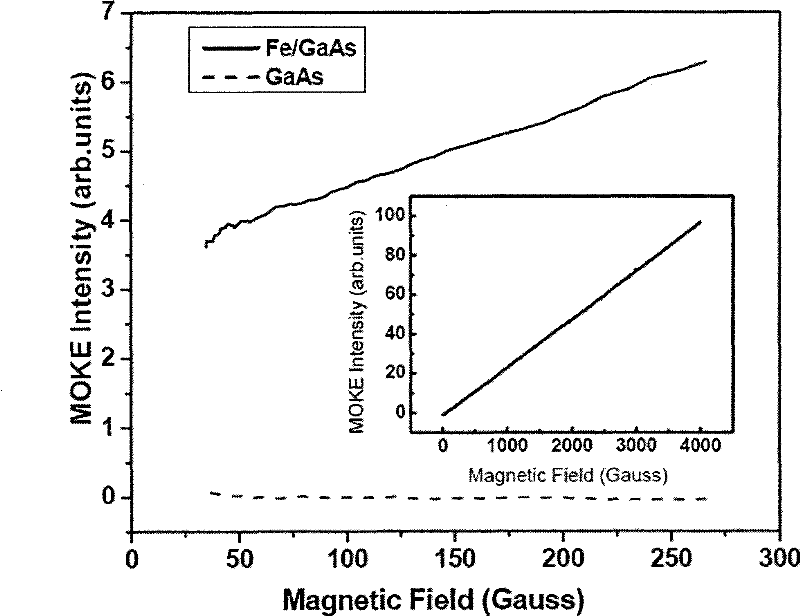 System and method for measuring in-situ surface magneto-optic Kerr effect