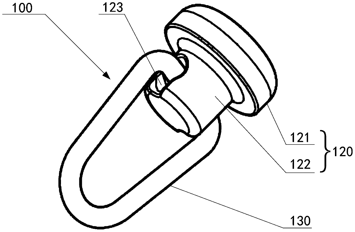 Ligament reconstruction fixing device and using method thereof