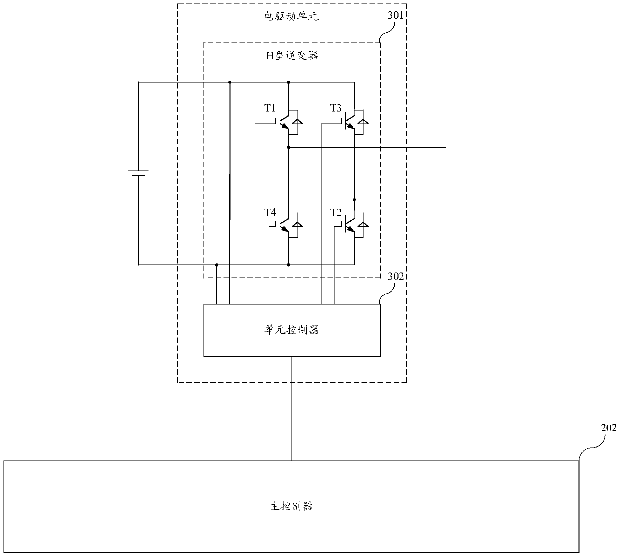 A kind of motor driving device and electric vehicle