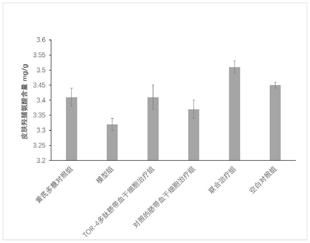 Application of umbilical cord stem cells in preparation of anti-aging medicines and related beauty products