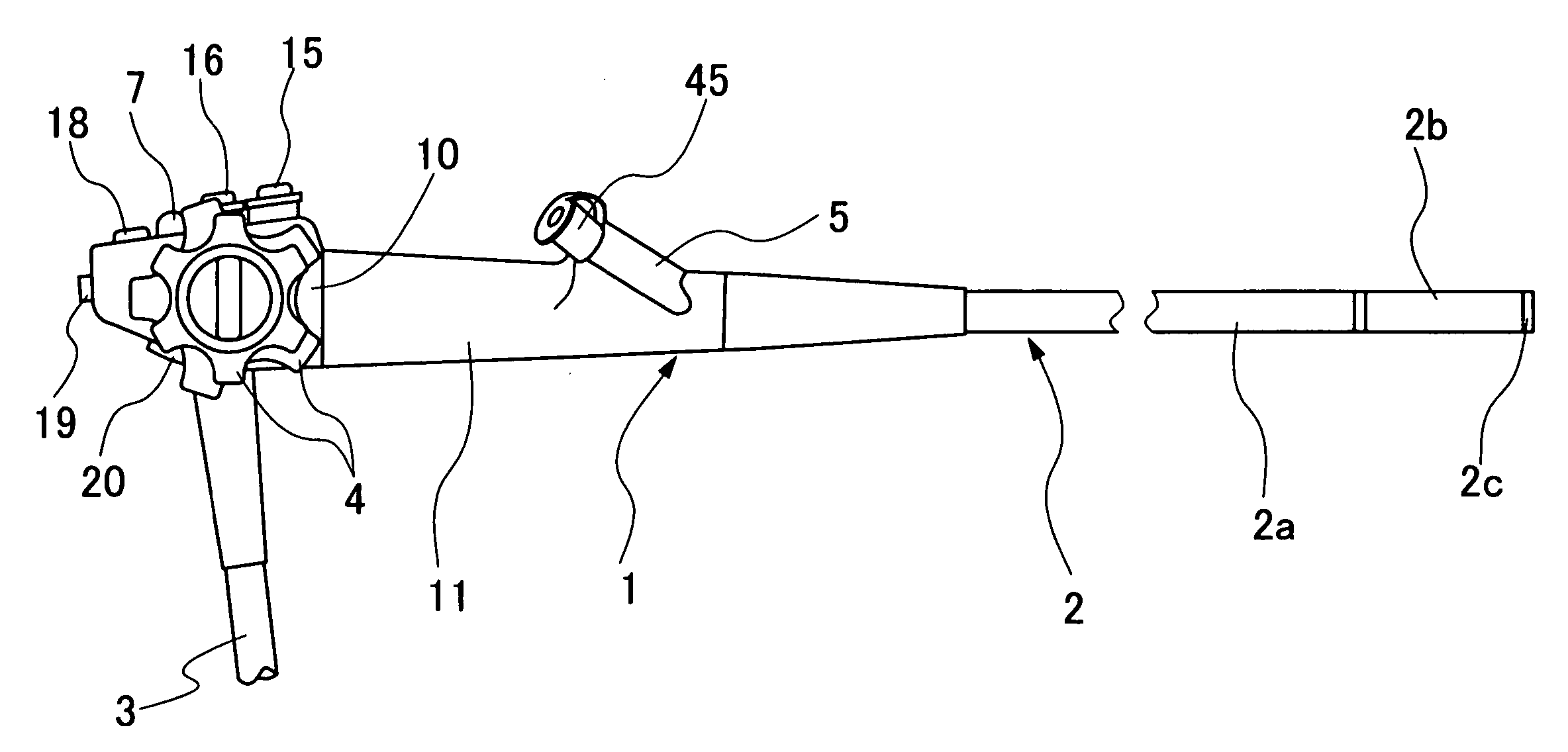 Branching passage assembly for endoscopic biopsy channel