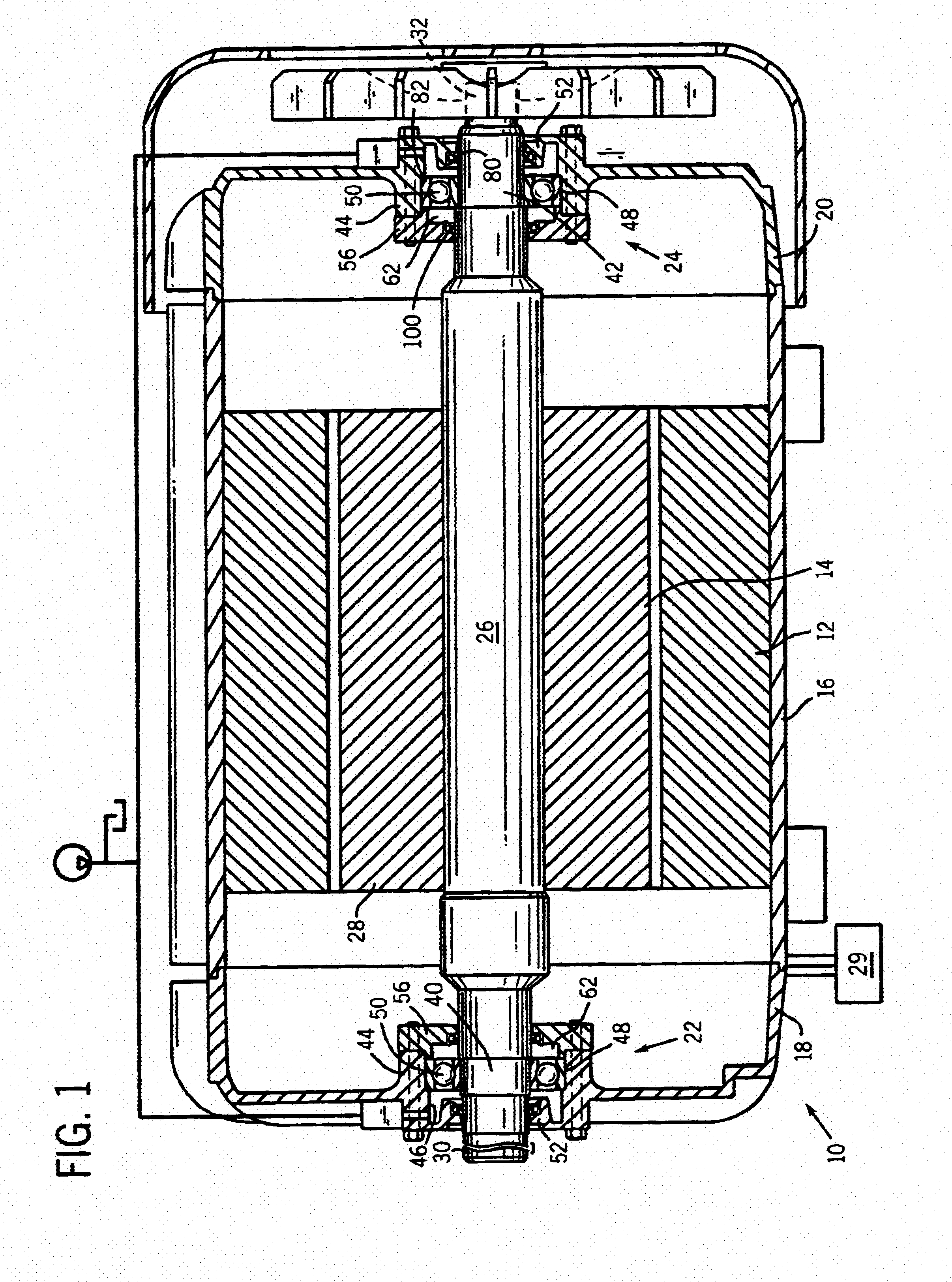 System and method of reducing bearing voltage