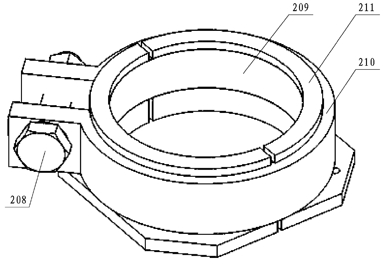 Leg type landing and buffering device capable of being repeatedly used