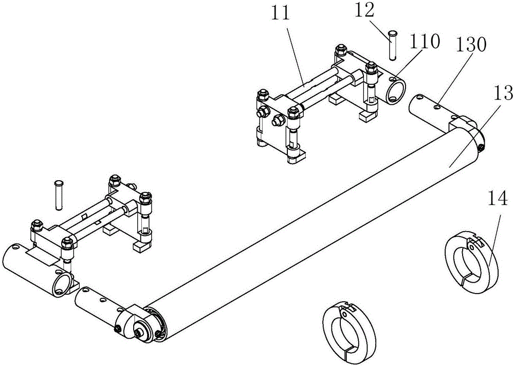 Detachable assembly-type road steel bridge carrying and erecting vehicle