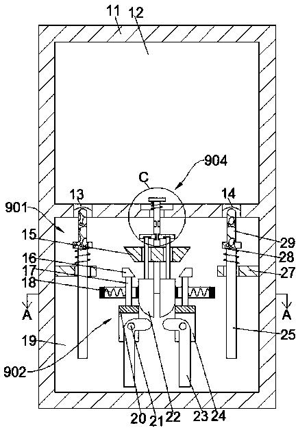 Temperature adjustable box