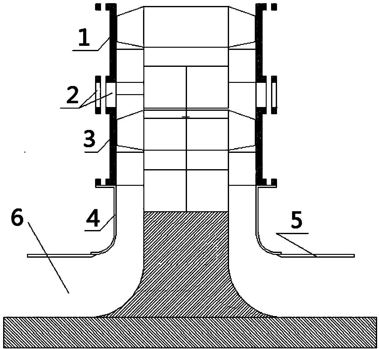 Lift fan system for air cushion ship model