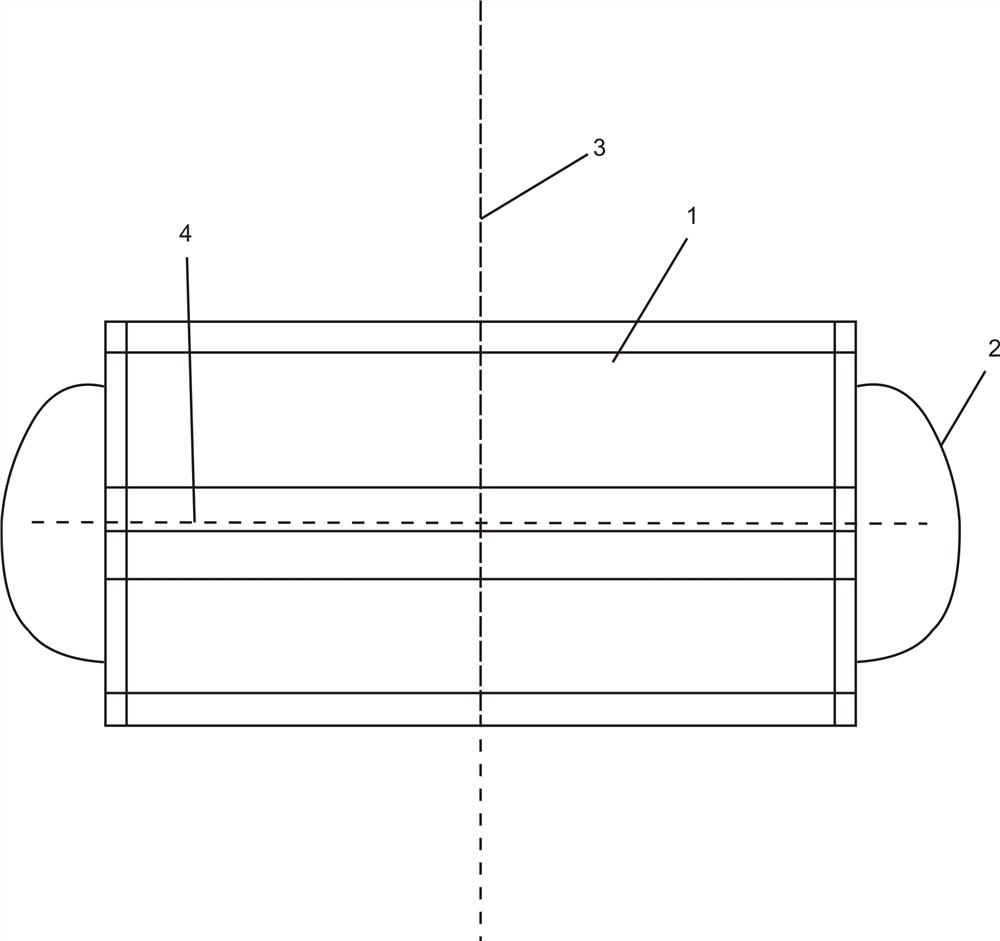 Folding planar mask