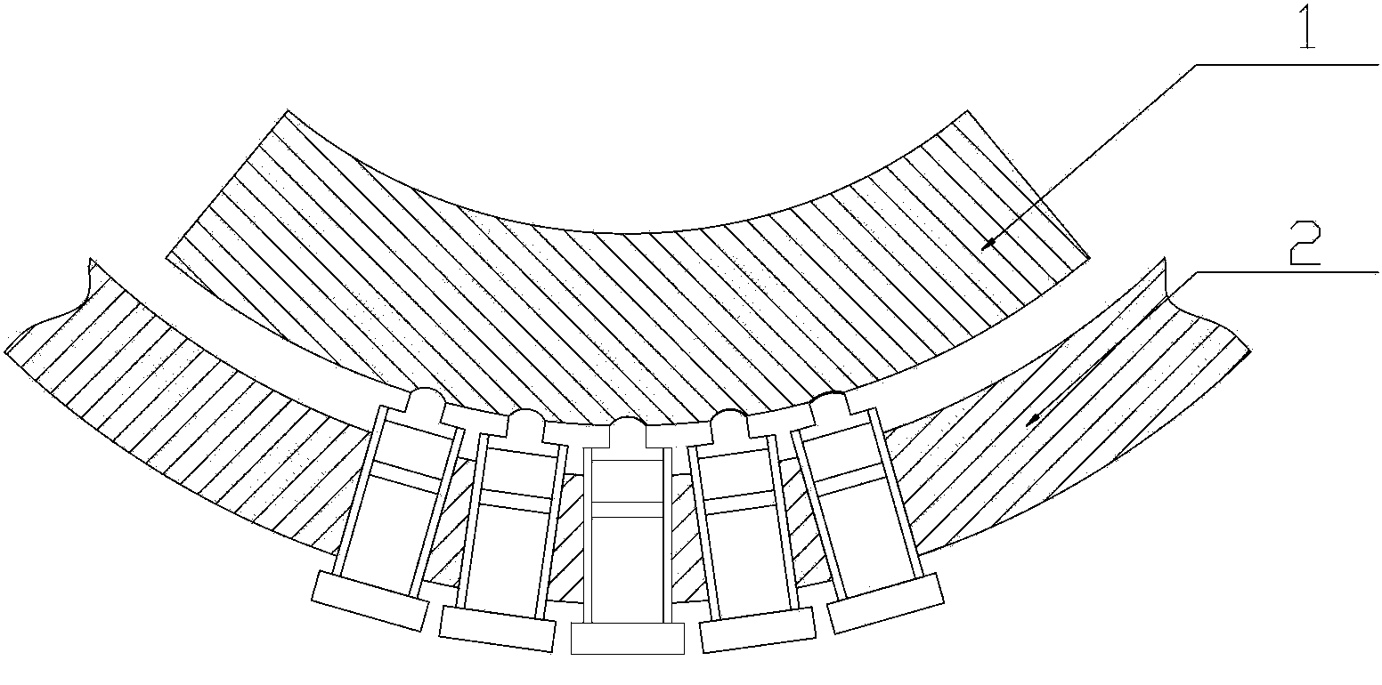 Fulcrum-variable intelligent radial tilting pad sliding bearing device