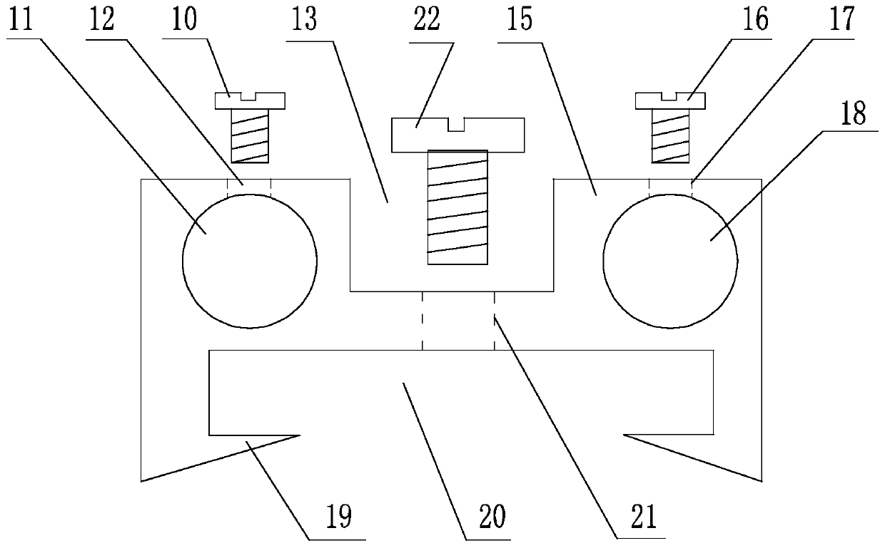 Live line connection method in low-voltage cable branch box