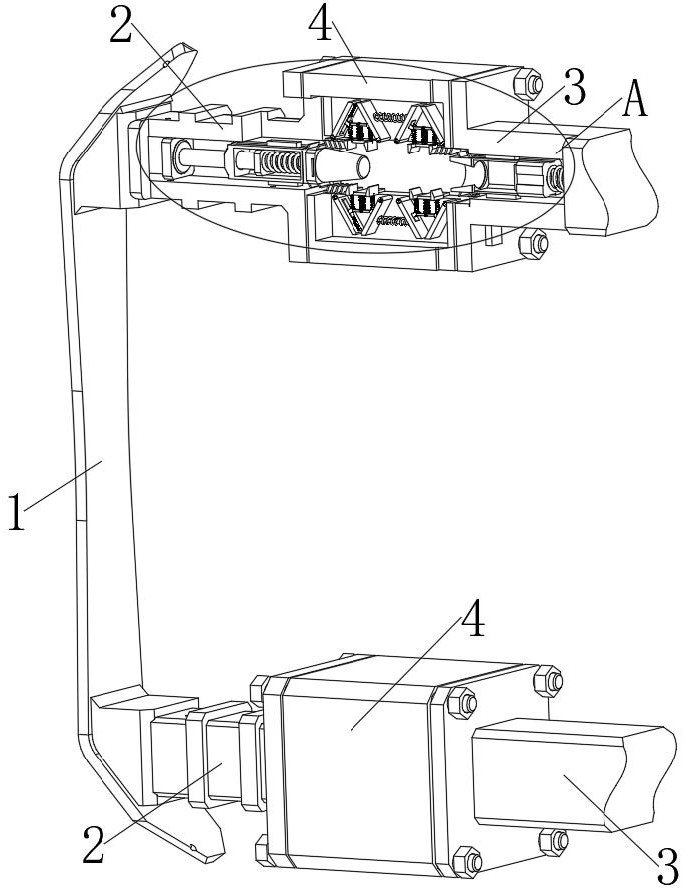 Connecting part for new energy automobile