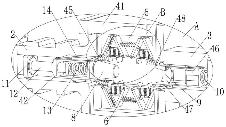 Connecting part for new energy automobile