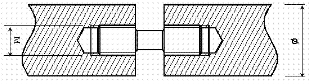 Tensile synchronous experiment device