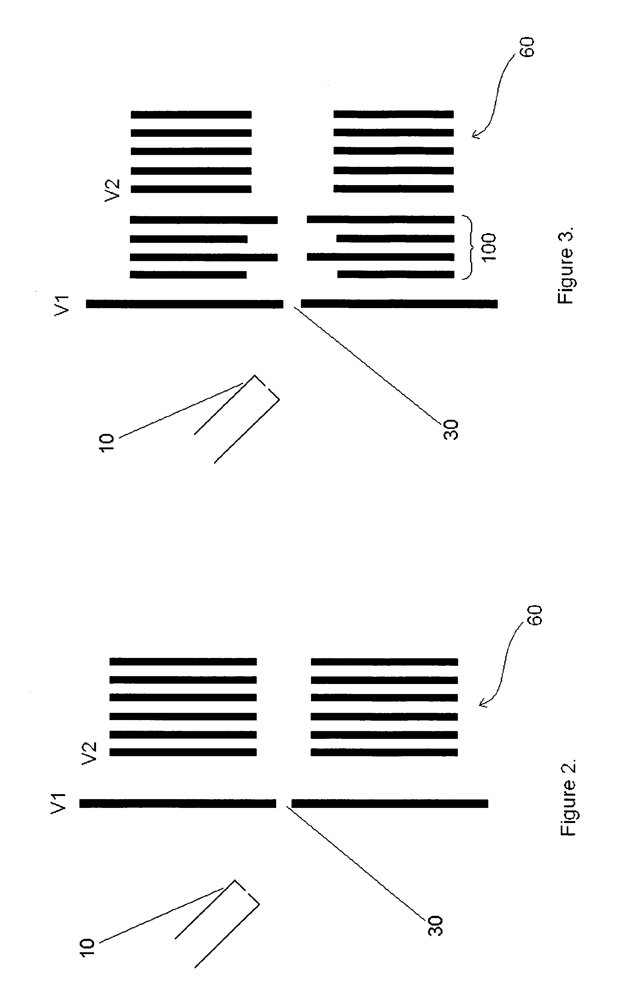 Ion transfer tube with spatially alternating DC fields