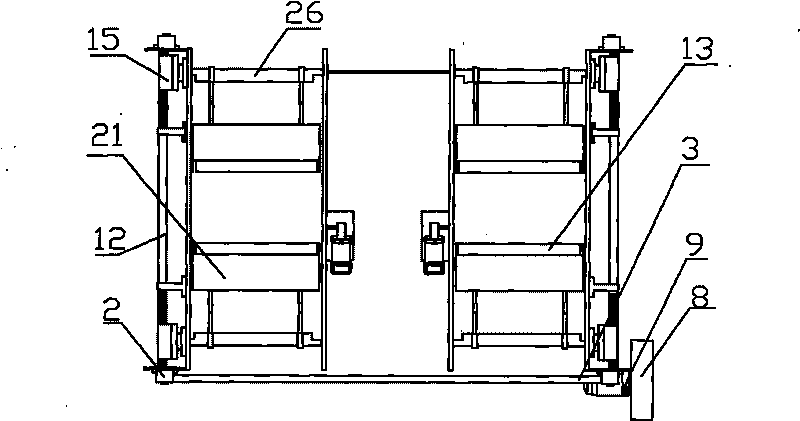 Centrally-mounted motorcar chassis electricity dynamometer