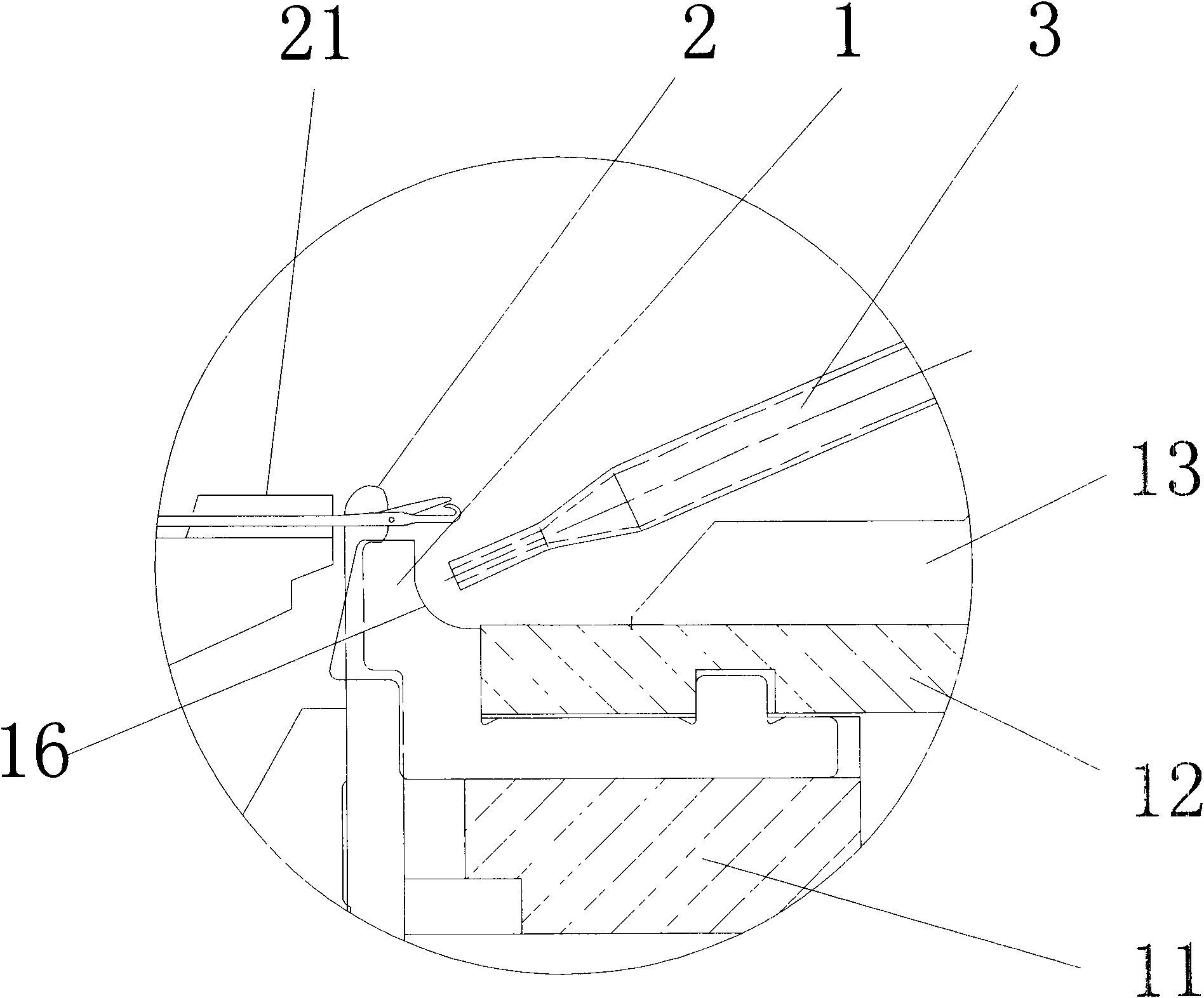 Shear blade device for velour knitting machine